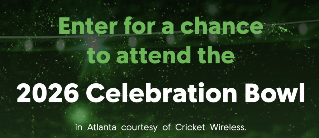 2026 Celebration Bowl Flyaway Sweepstakes Presented by Cricket