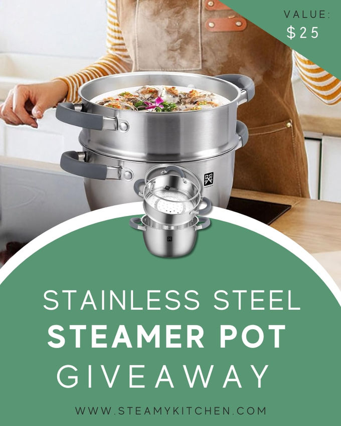 Stainless Steel Steamer Pot Giveaway!