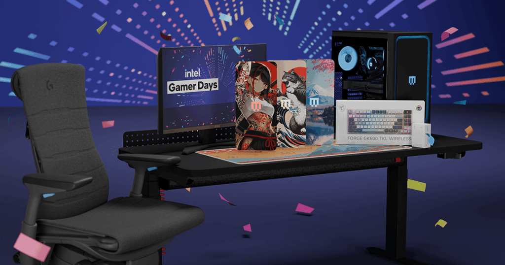 Intel Gamer Days Giveaway🎉: Full MAINGEAR Gaming Setup
