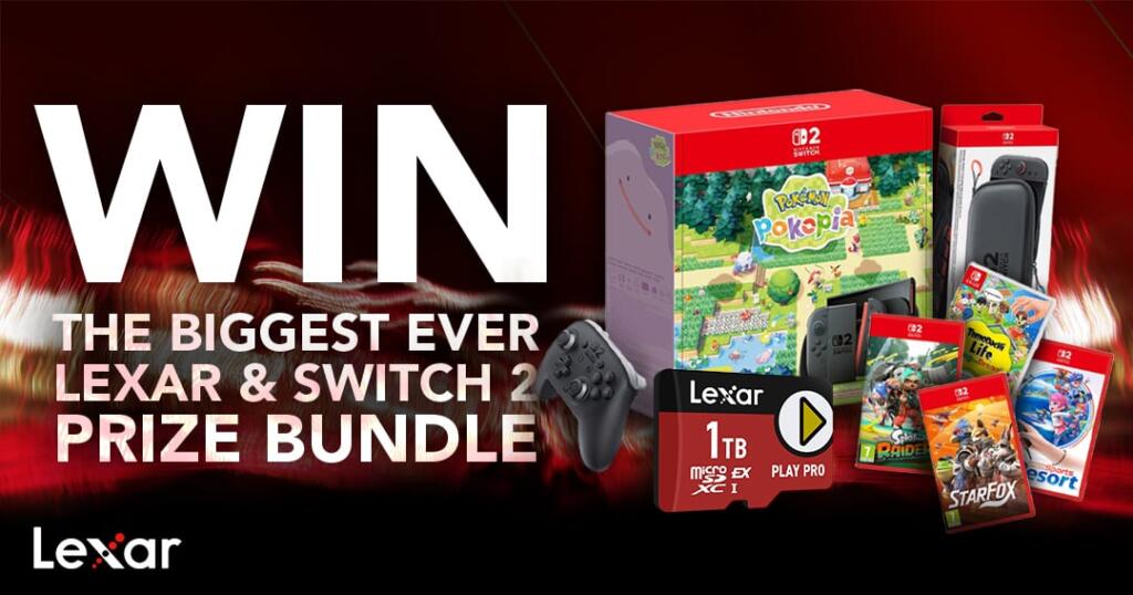 Win the BIGGEST EVER Lexar® Gaming Switch 2 Bundle!