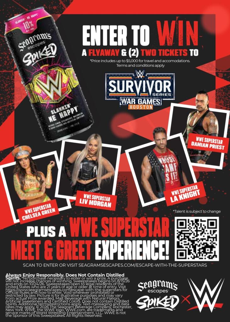 The Seagram’s Escapes Spiked Escape With The Superstars Sweepstakes | Seagram’s Escapes