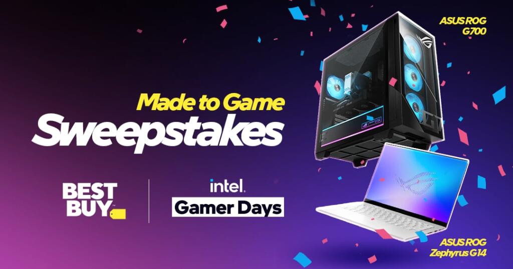 Intel Gamer Days 2026 | Made to Game Sweepstakes