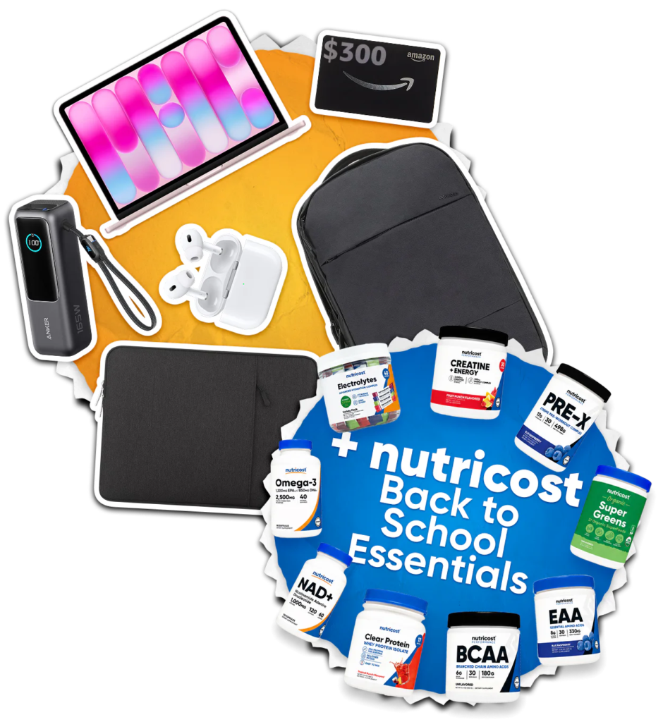Nutricost Back to School Giveaway 2026