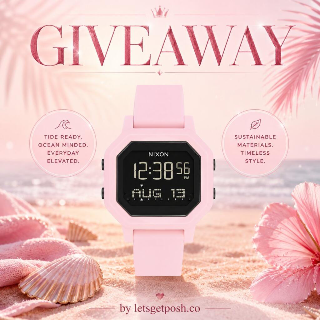 🌸⌚ Nixon Siren Digital Watch Giveaway ⌚🌸