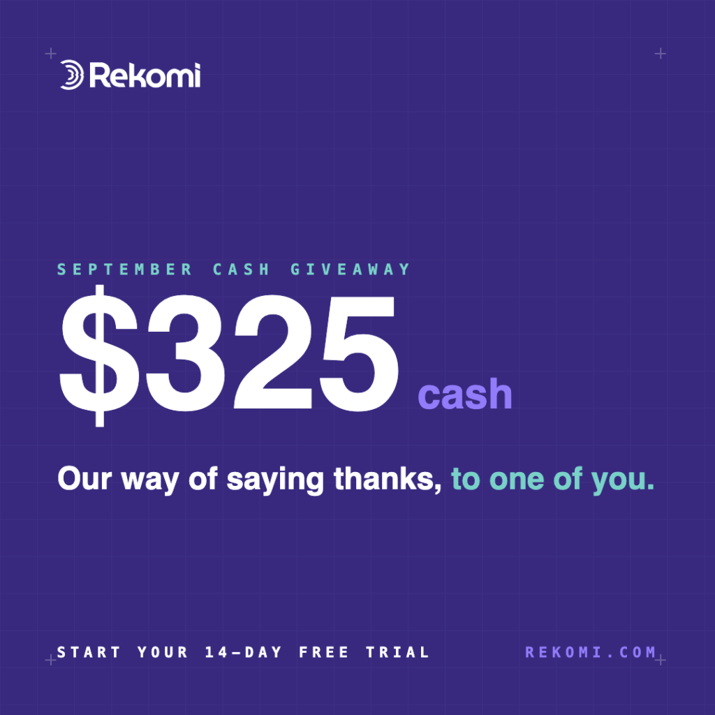 September Cash Giveaway!