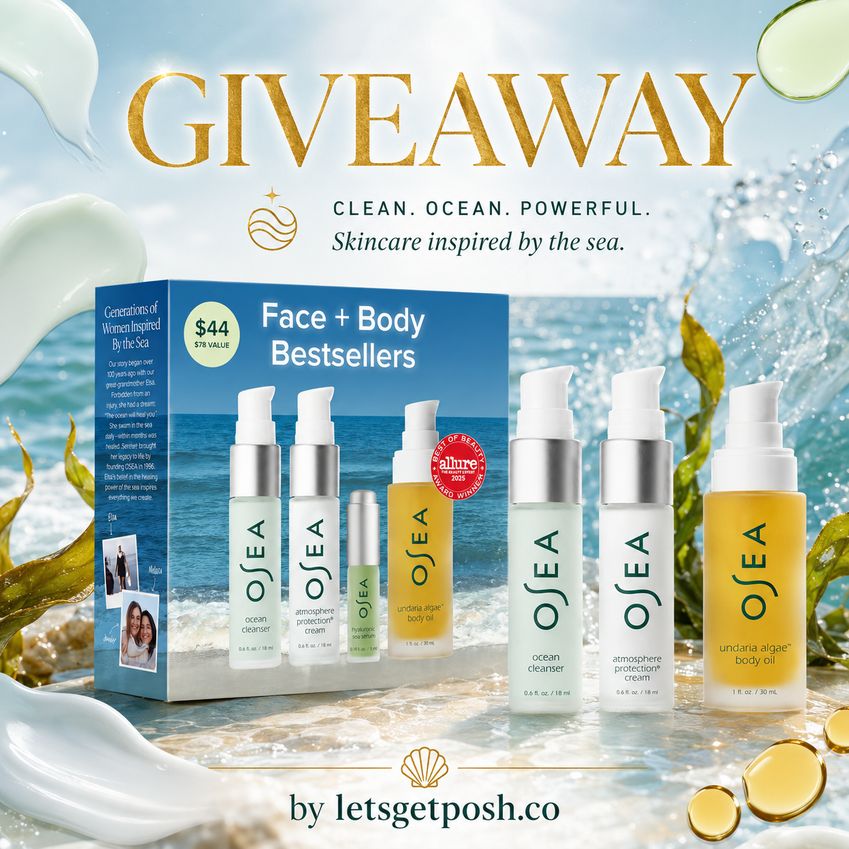 🌊✨ Win the OSEA Face + Body Bestsellers Set ✨🌊