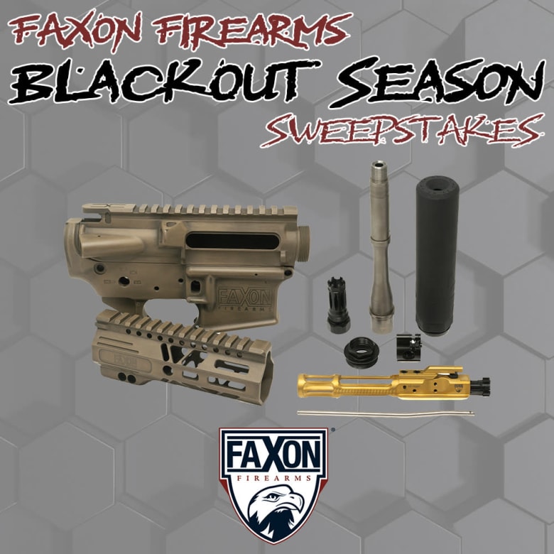Faxon Blackout Season Sweepstakes