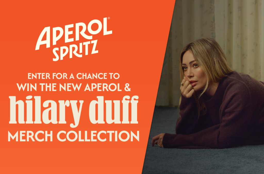 Aperol® Share the Moment Hilary Duff Merch Sweepstakes