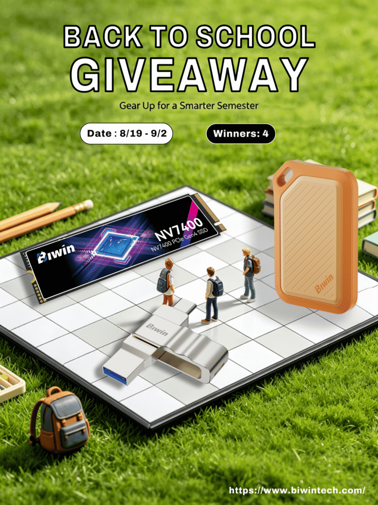 Biwin’s Back to School Giveaway