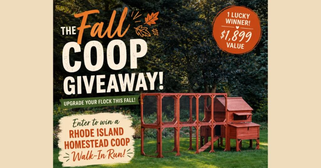 Chicken Coop Company Fall Flock Coop Giveaway