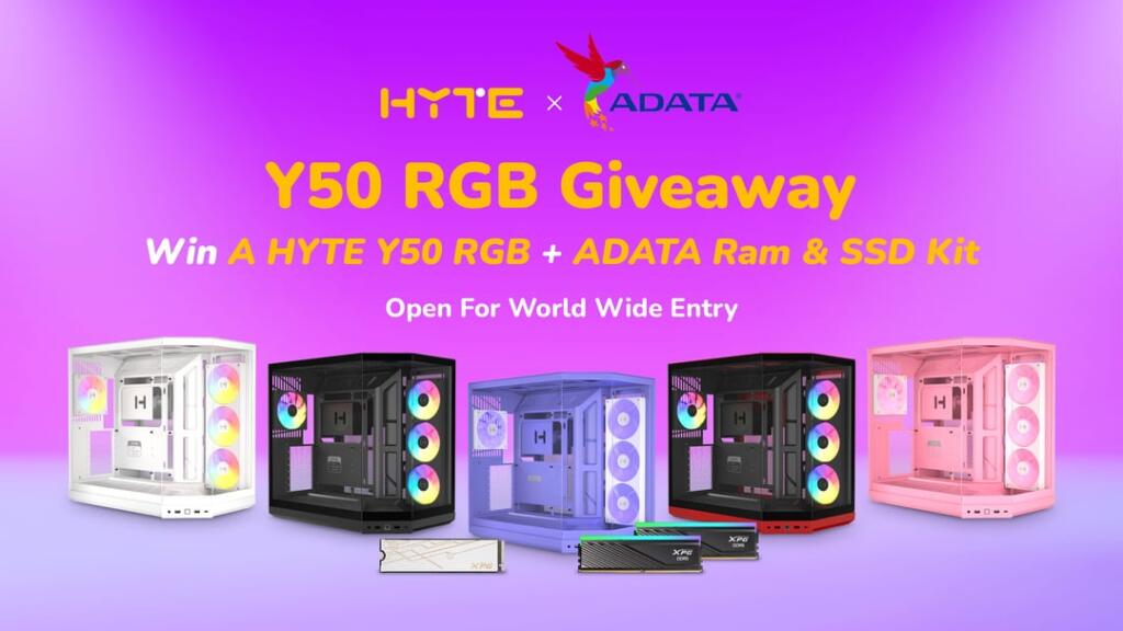 HYTE x ADATA Y50 RGB Giveaway!