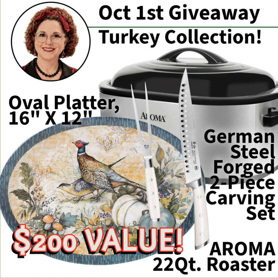 October 1st Giveaway – Turkey Collection – Collard Valley Cooks
