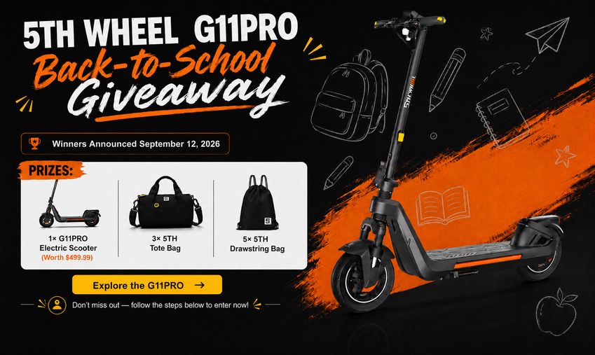 5Th Wheel G11Pro Back To School Giveaway