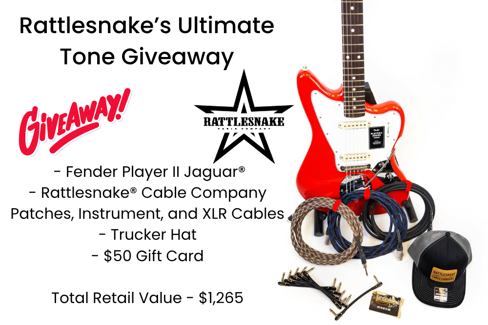 Rattlesnake Cable Fender Jaguar Sweepstakes 2026