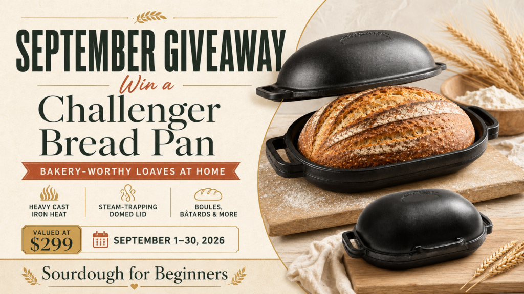 Sourdough for Beginners September 2026