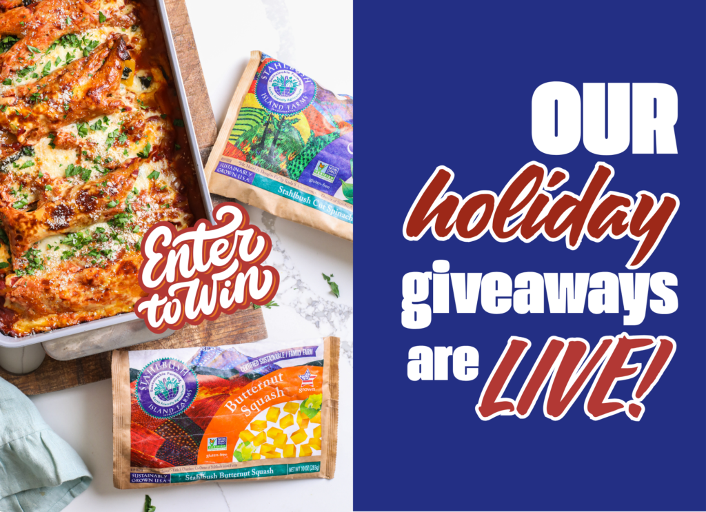 Stahlbush Island Farms Holiday Giveaway