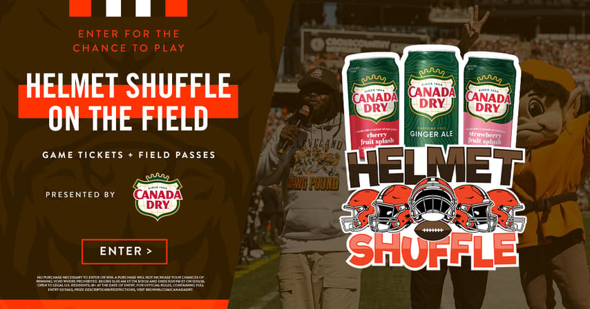 Canada Dry Helmet Shuffle Sweepstakes