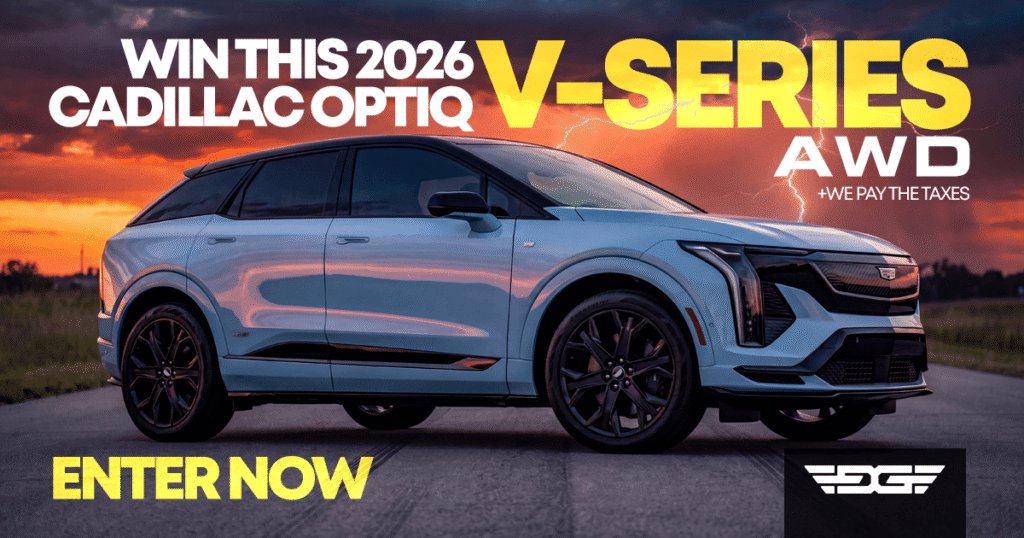 Win a 2026 Cadillac Optiq‑V