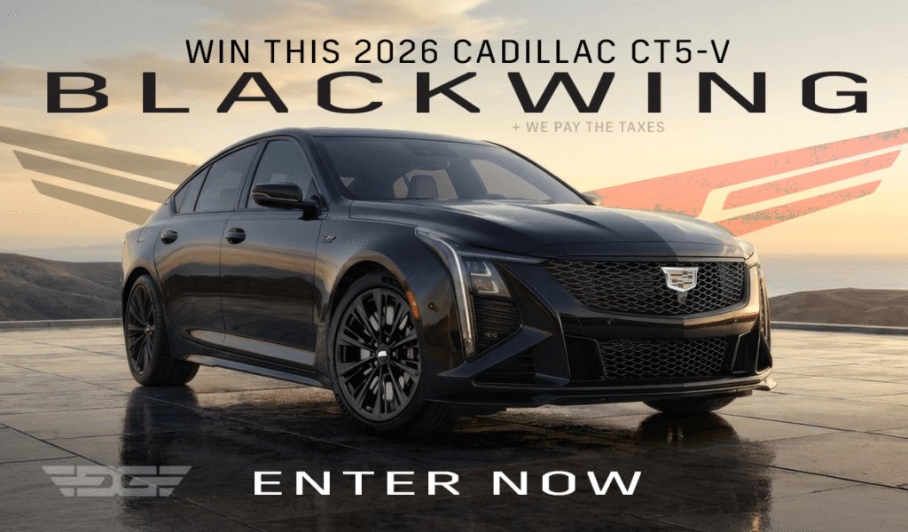 Win a 2026 Cadillac CT5-V Blackwing