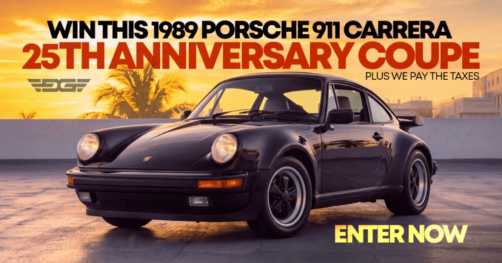 Win this 1989 Porsche 911 25th Anniversary Edition