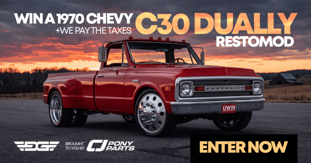 Win a 1970 Chevrolet C30 Dually Restomod