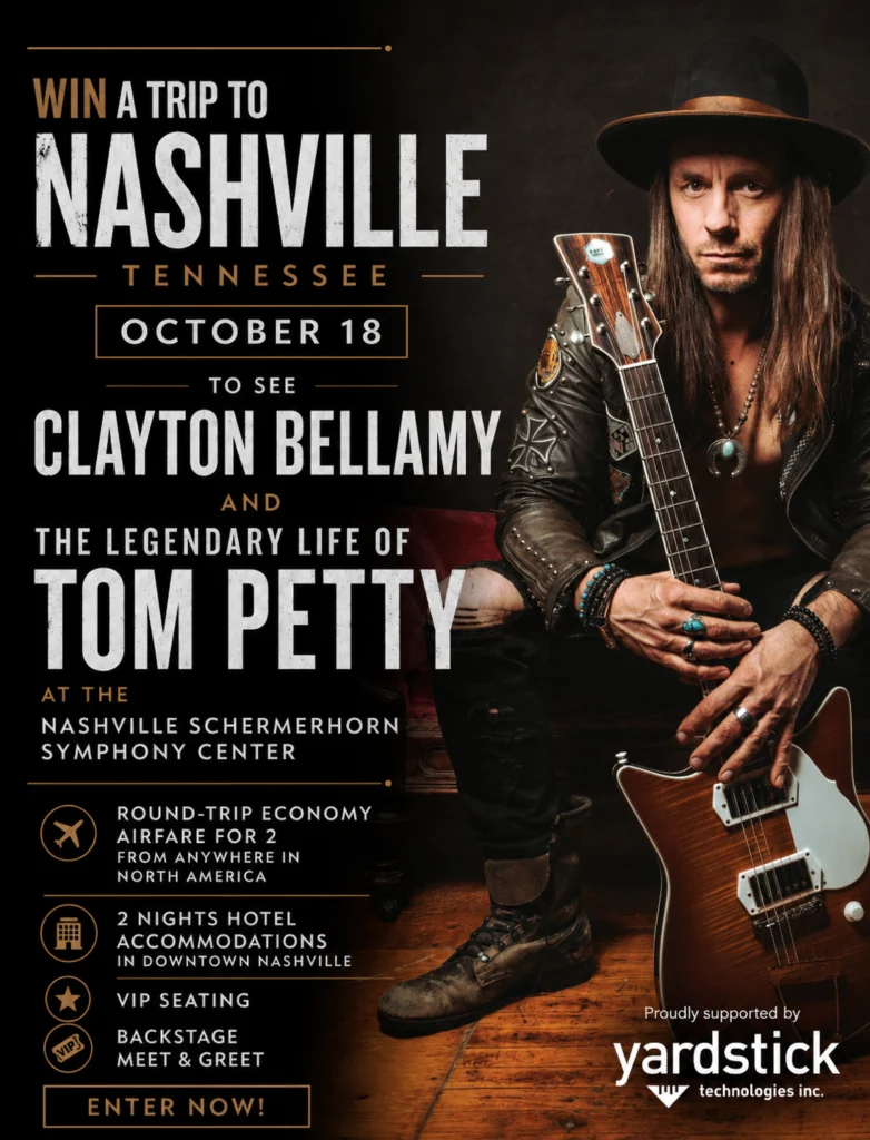 Clayton Bellamy and The Legendary Life of Tom Petty Giveaway