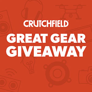 Crutchfield–Great Gear Giveaway
