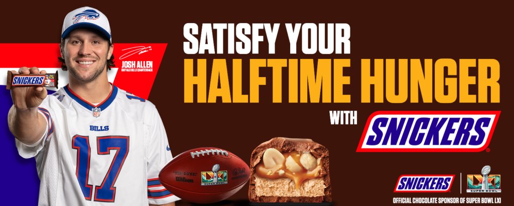 Mars Wrigley Confectionery Snickers X NFL Halftime Sweepstakes