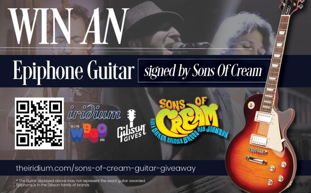 Son’s Of Cream Epiphone Guitar Sweepstakes