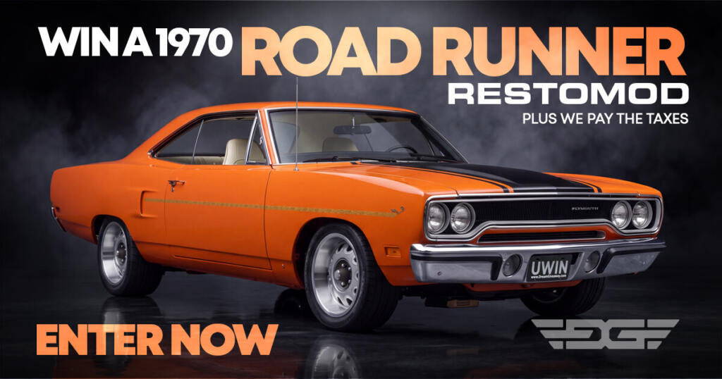Win a 550-HP 1970 Plymouth Road Runner Restomod
