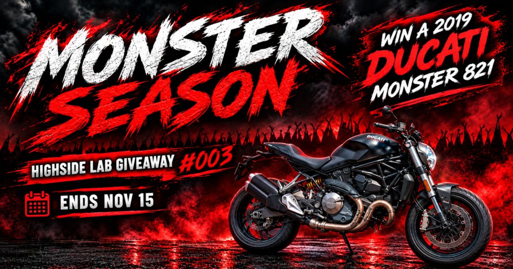Highside Lab 2019 Ducati Monster 821 Giveaway