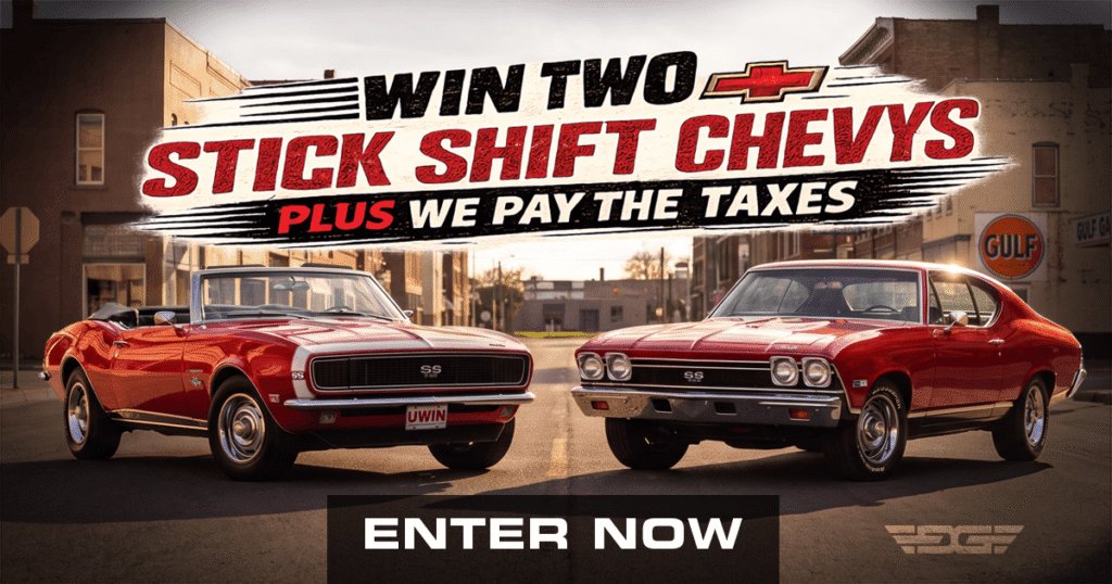 Win a Chevelle SS 396 & Camaro RS/SS