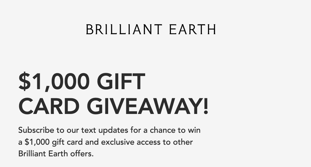 Brilliant Earth Gift Card Giveaway