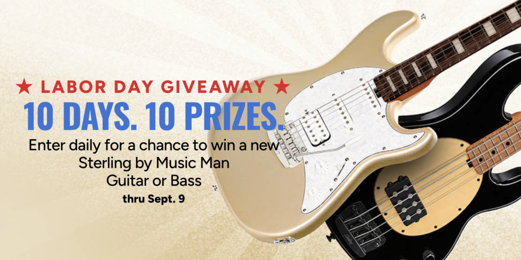 Labor Day Giveaway | Musician’s Friend