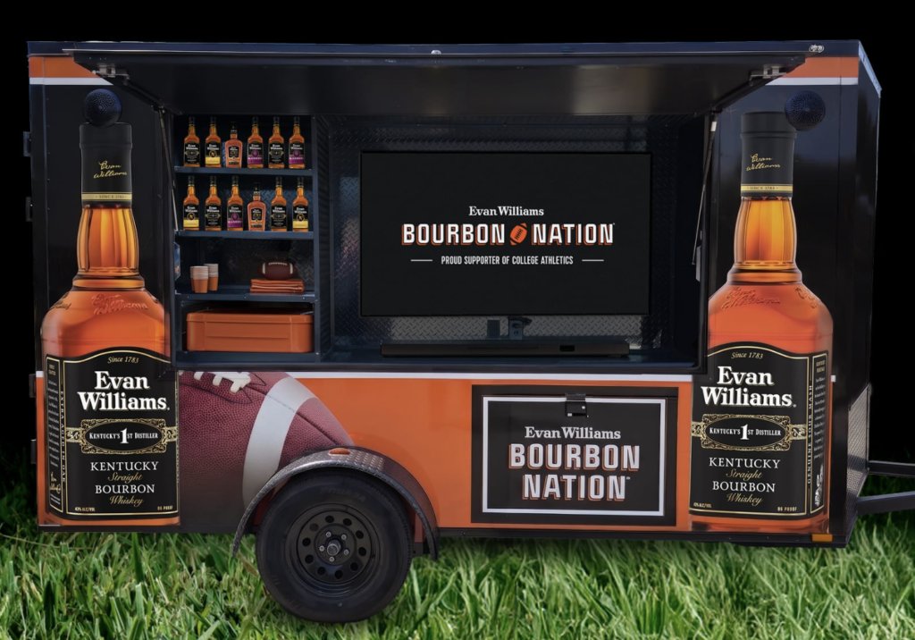 Evan Williams Bourbon Nation Tailgate Trailer “Game Day Like A Champ” Sweepstakes