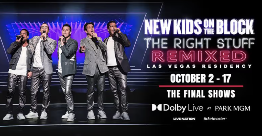 Sirius XM Radio LLC NKOTB The Right Stuff Remixed Las Vegas Residency Sweepstakes