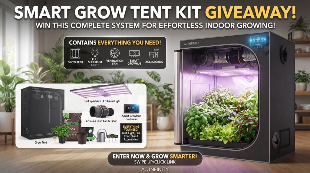 Smart Grow Tent Kit Giveaway
