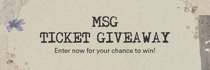 Dave Matthews Band MSG Ticket Giveaway