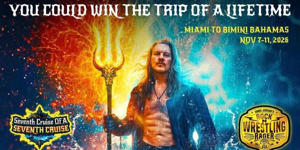 Chris Jericho’s ‘Rock N’ Wrestling Rager at Sea Sweepstakes