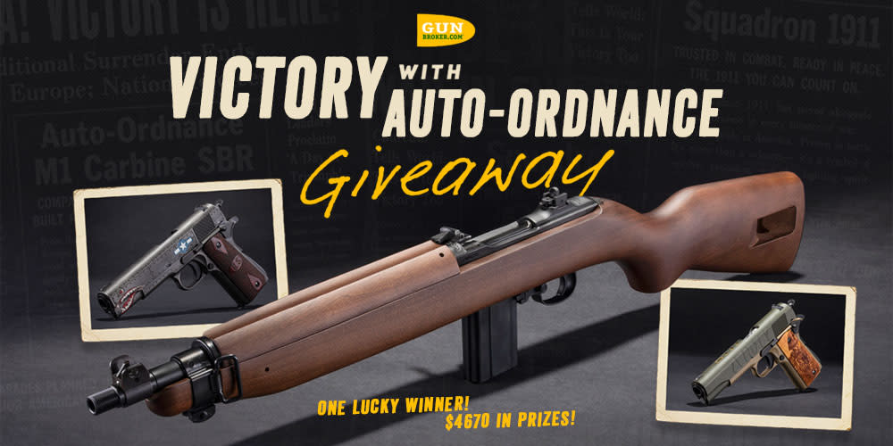Victory with Auto-Ordnance Giveaway by GunBroker