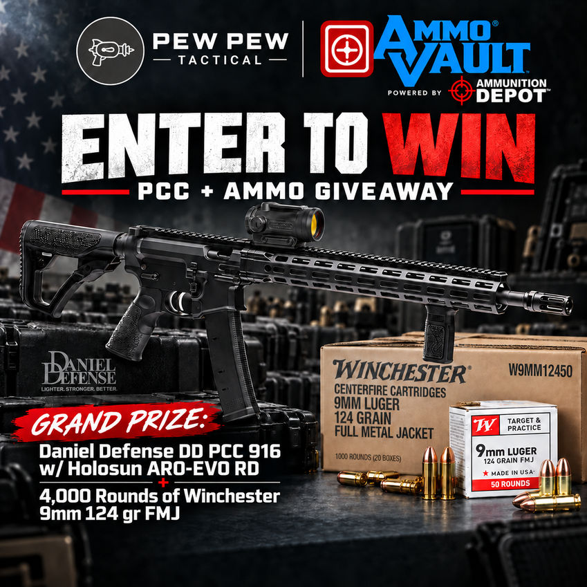 Pew Pew Tactical x AmmoVault PCC + Ammo Giveaway