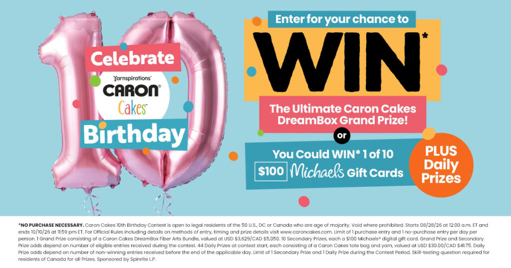 Caron Cakes 10th Birthday Contest