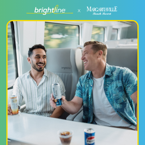 Brightline x Margaritaville Fall Aboard Sweepstakes