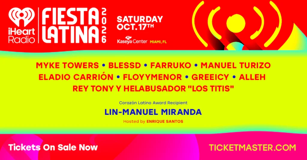 Win A Trip To Our 2026 iHeartRadio Fiesta Latina And $1000!
