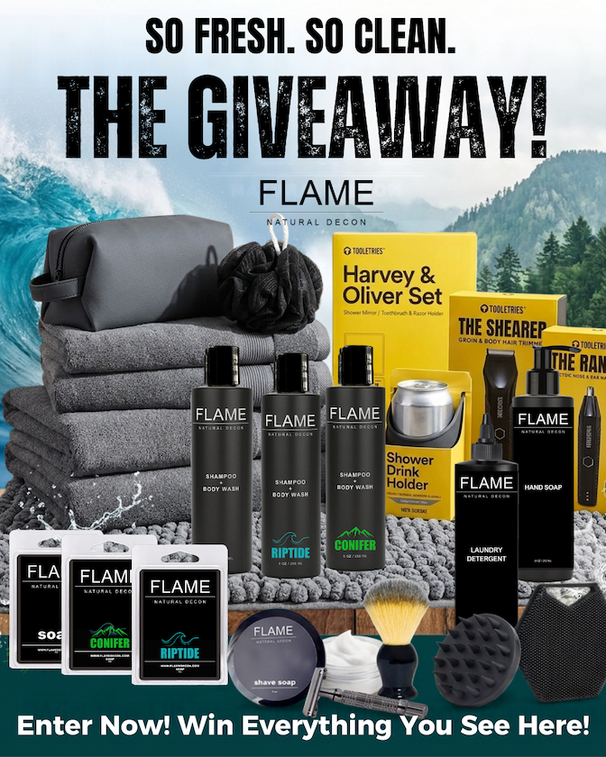 Win a $650 FLAME Grooming and Bathroom Prize Pack Giveaway