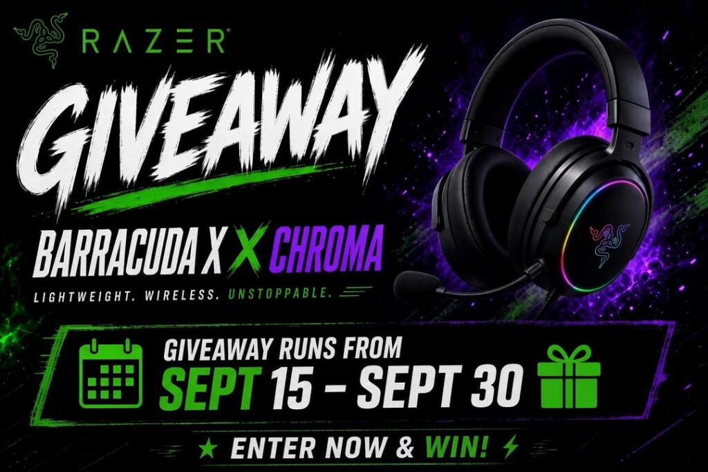 🎧 RAZER BARRACUDA X CHROMA GIVEAWAY! 🎧