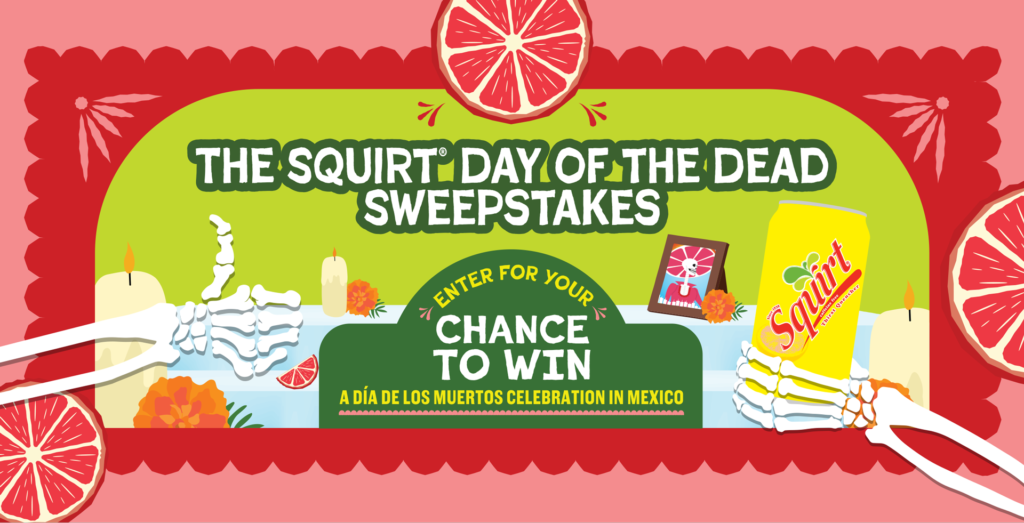 Dr Pepper The 2026 Squirt Day Of The Dead QR Code Sweepstakes