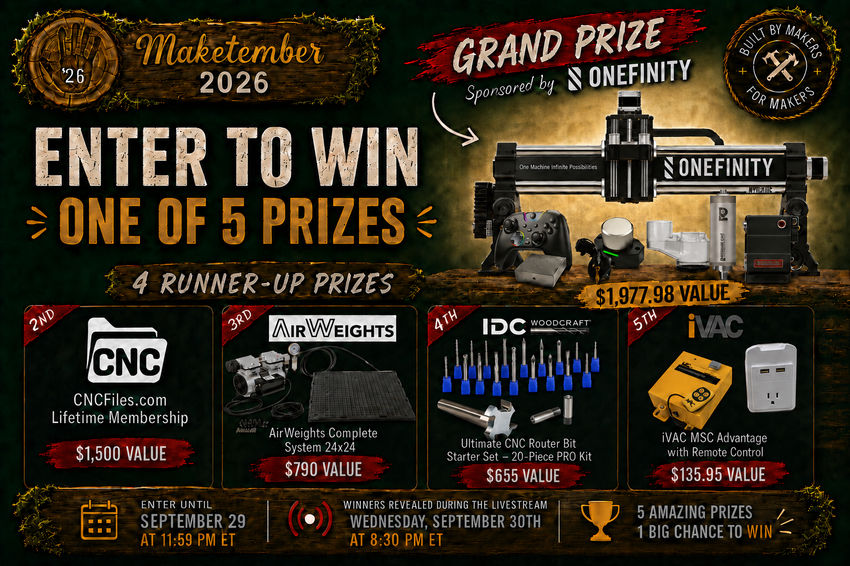 Maketember Grand Prize Giveaway
