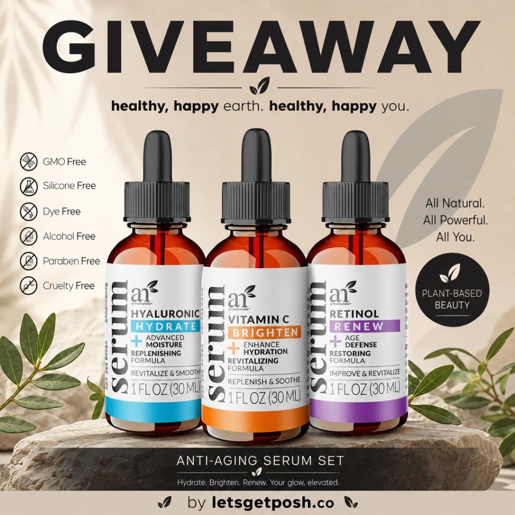✨ artnaturals Anti-Aging Serum Set Giveaway ✨