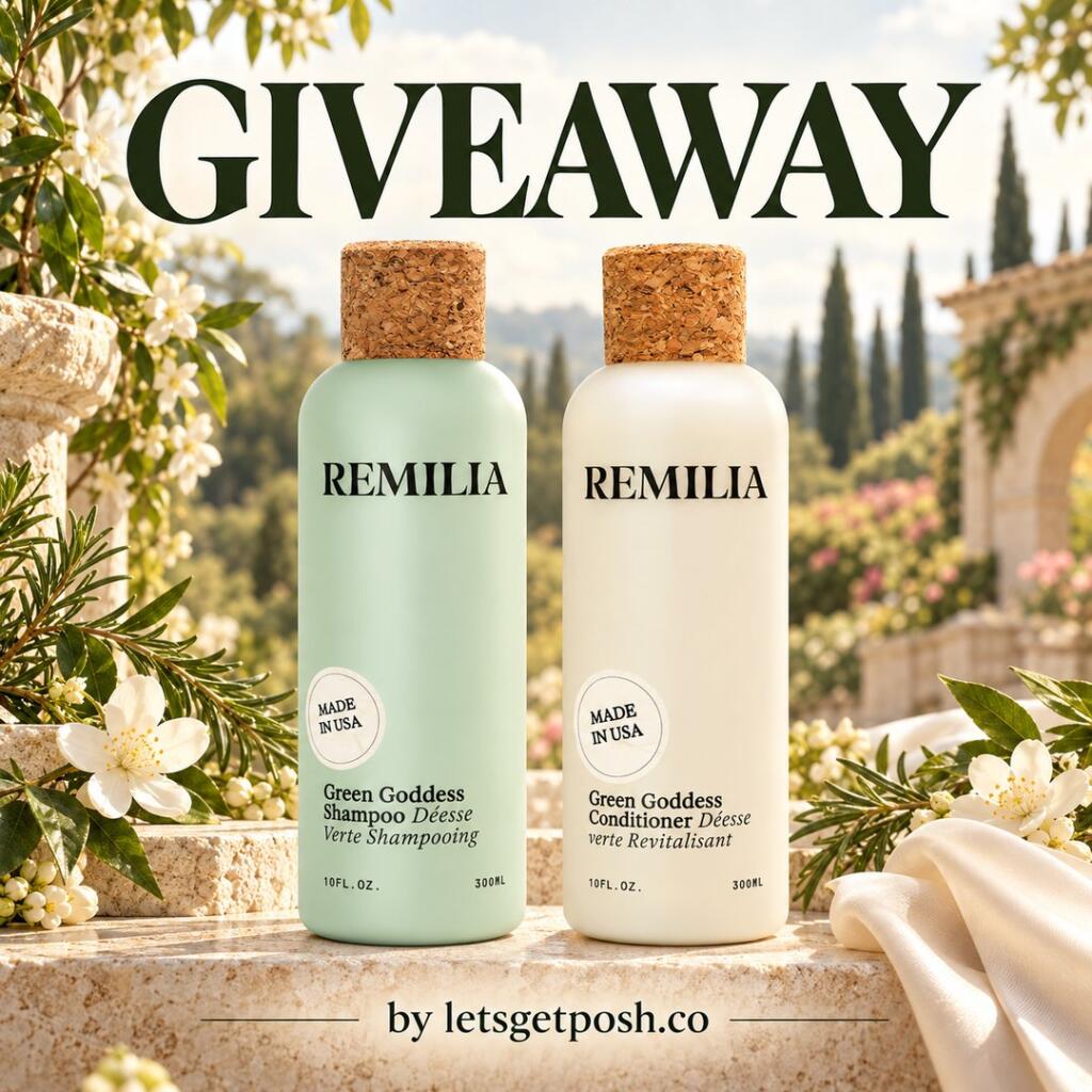 🌿✨ WIN THE REMILIA GREEN GODDESS SHAMPOO & CONDITIONER SET! ✨🌿